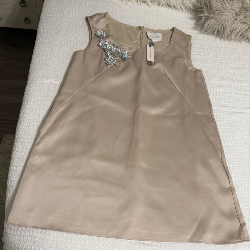 Anthropologie Mare Mare Sleeveless Scoop-Neck Shift Mini Dress - Picture 3 of 12